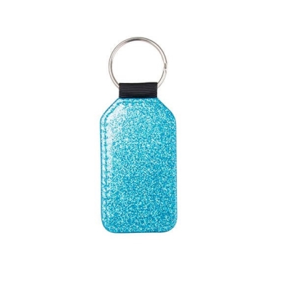 Rectangular leather keychain to print